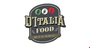 Product image for D'Italia Brook Park $15 For $30 Worth of Italian Cuisine & More For Take-out