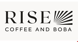 Rise Coffee & Boba logo