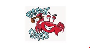 Product image for Crazy Crab FREE $15 Gift Card when you spend $150.