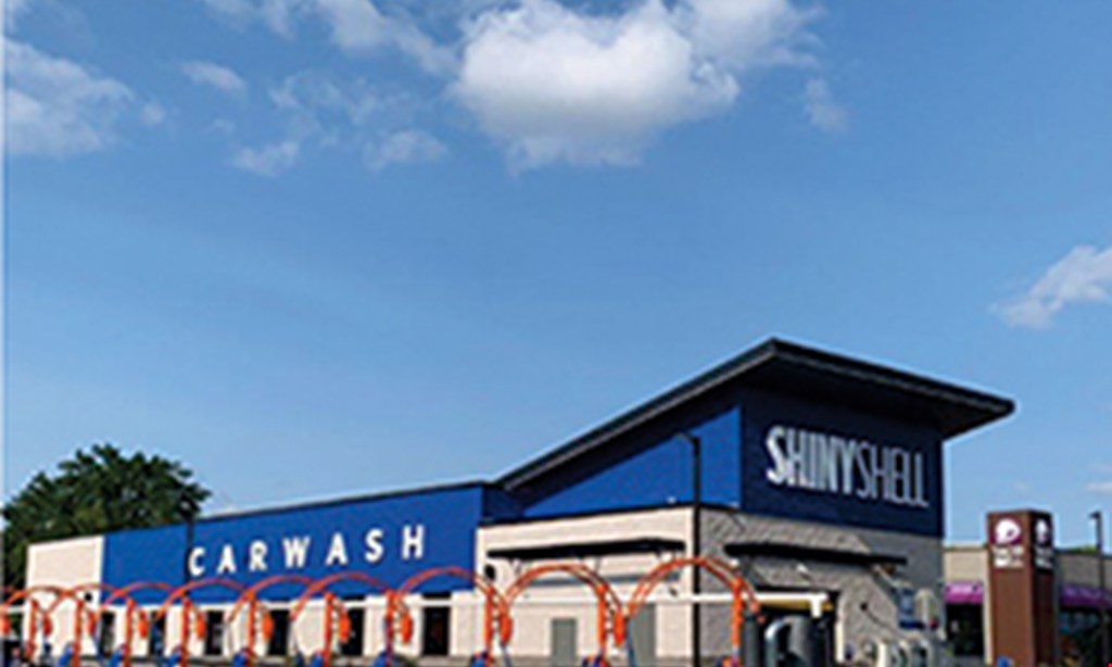 Product image for Shiny Shell Car Wash One Wash FREE (Up To $24 Value) OR One Month Unlimited For $1 (Up To $40 Value) 