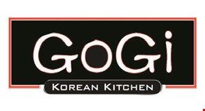 Product image for GoGi Korean Kitchen $5 OFF any purchase of $35 or more. 