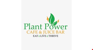 Product image for Plant Power Cafe & Juice Bar $1 OFF any 16 oz. juice or smoothie