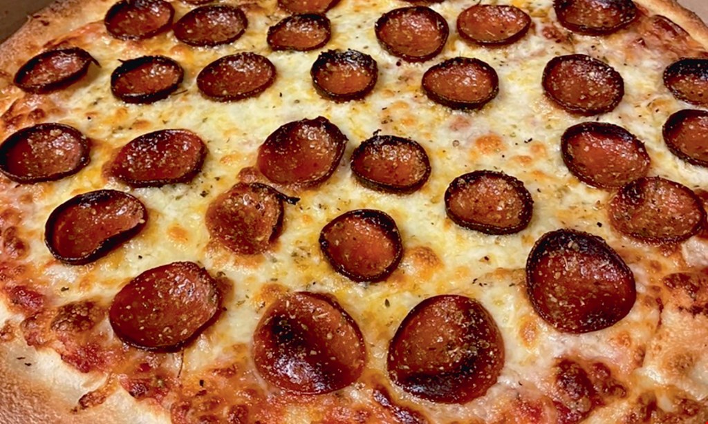 Product image for The New Yings Restaurant & Bar $9.99 large cheese pepperoni pizza.