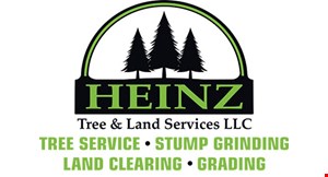 Product image for Heinz Tree And Land Services Llc $50off $100off $200offany job of $500 or more any job of $1000 or more any job of $2000 or more. 