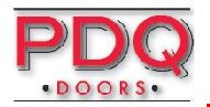 Product image for PDQ Doors $100 Off Double Garage Door Purchase With Installation.