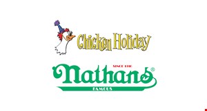 Product image for Chicken Holiday & Nathan's Famous $12.99 RIB MEAL5 ribs, fries or mash & rollno substitutes