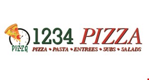 1234 Pizza logo