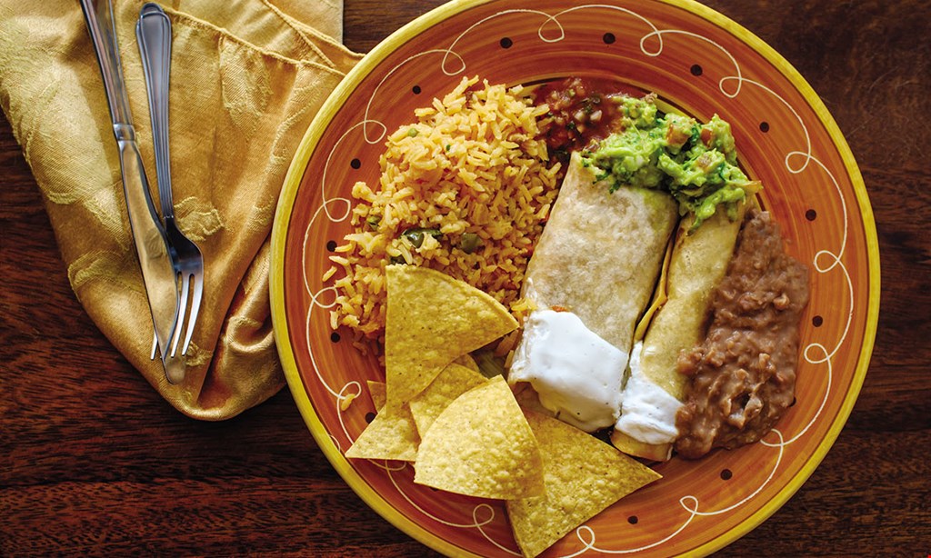 Product image for Taqueria El Rincon FREE ENTREE with purchase of an entree of equal or greater value and 2 beverages