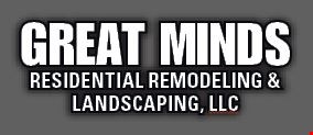 Great Minds Residential Remodeling & Landscaping logo