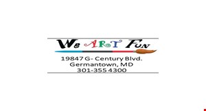 Product image for We Art Fun Painting Studio $5 Off any project of $25 or more. 