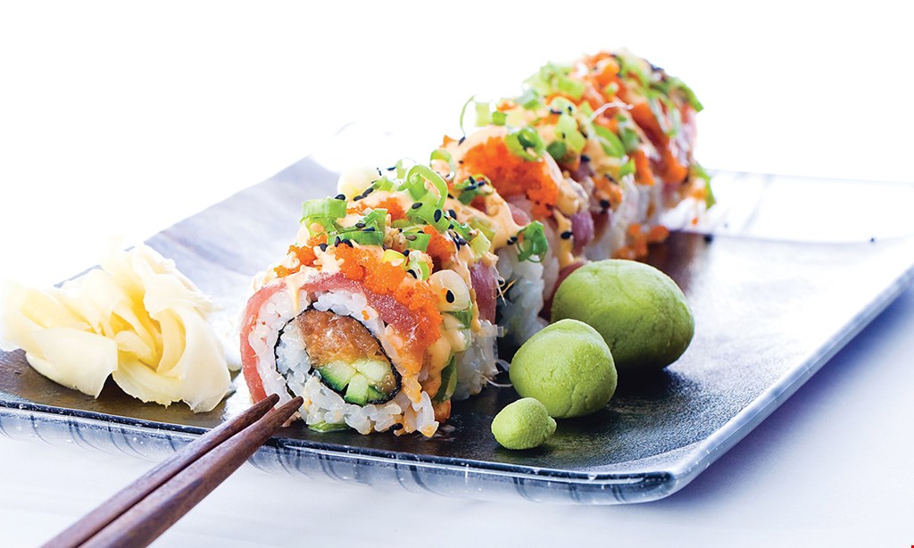 Product image for Flame Sushi 50% off all classic sushi rolls. Dine in only. 