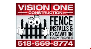 Vision One Construction logo