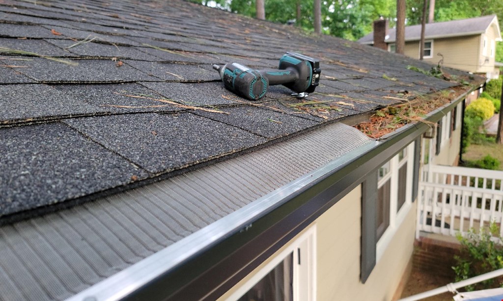 Product image for Robinhood Restoration Services Llc 10% Off gutter cleaning and/or roof cleaning and/or pressure washing. 