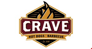 Crave Hot Dogs & Barbeque logo