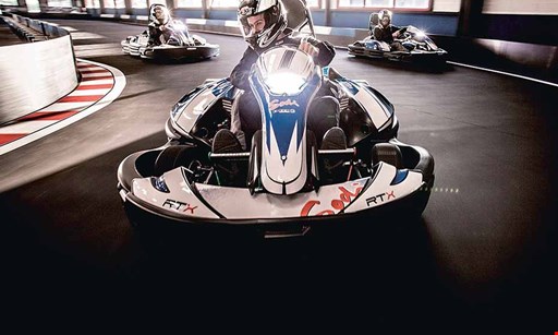 Product image for Monaco Indoor Karting 1 free race with the purchase of any race package.