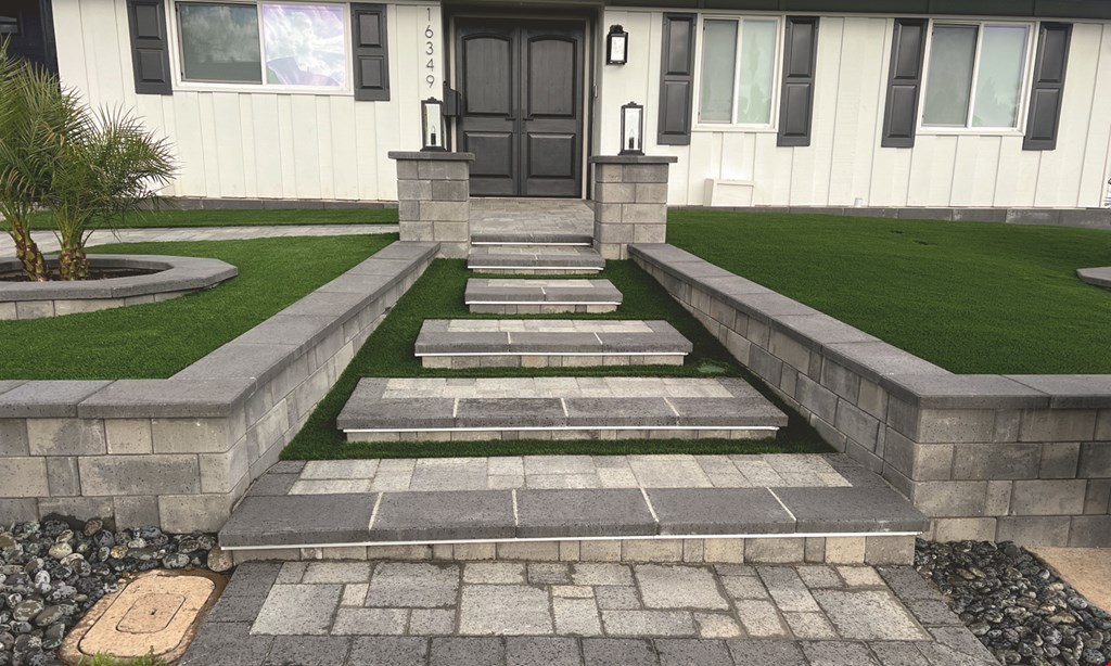 Product image for Steven Property Enhancement Free walkway with any hardscape project. 