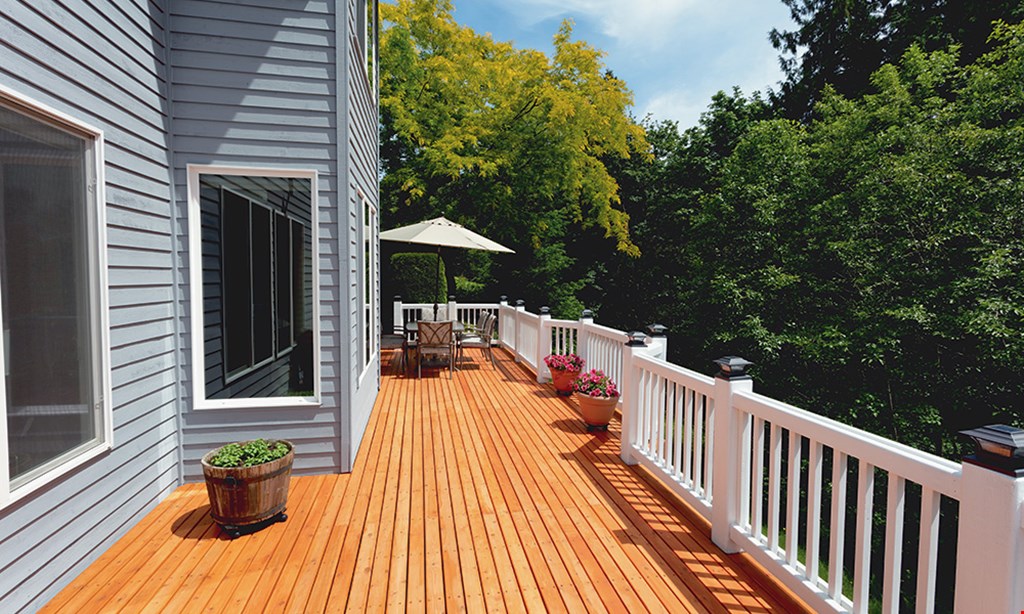 Product image for Nu-Again Deck & Fence Renewal $50 off on any service.