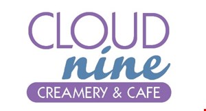 Cloud Nine  Creamery & Cafe logo