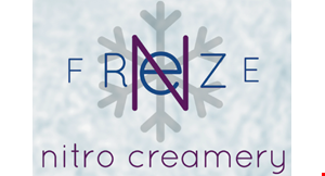 Freze N Nitro Creamery logo