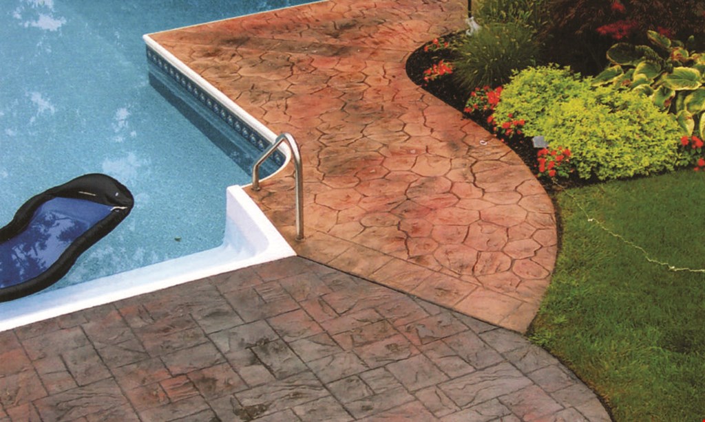 Product image for Concrete Impressions inc. $100 off any purchase of $2000 or more.