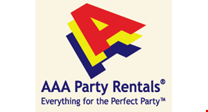 Product image for AAA PARTY RENTAL 10% Off All In-Stock