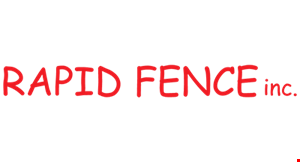 Product image for Rapid Fence $100 OFF any job over $2000.