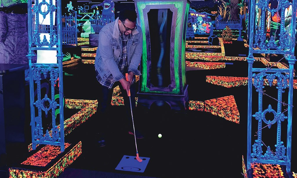 Product image for Monster Mini Golf 15% off your next birthday party.
