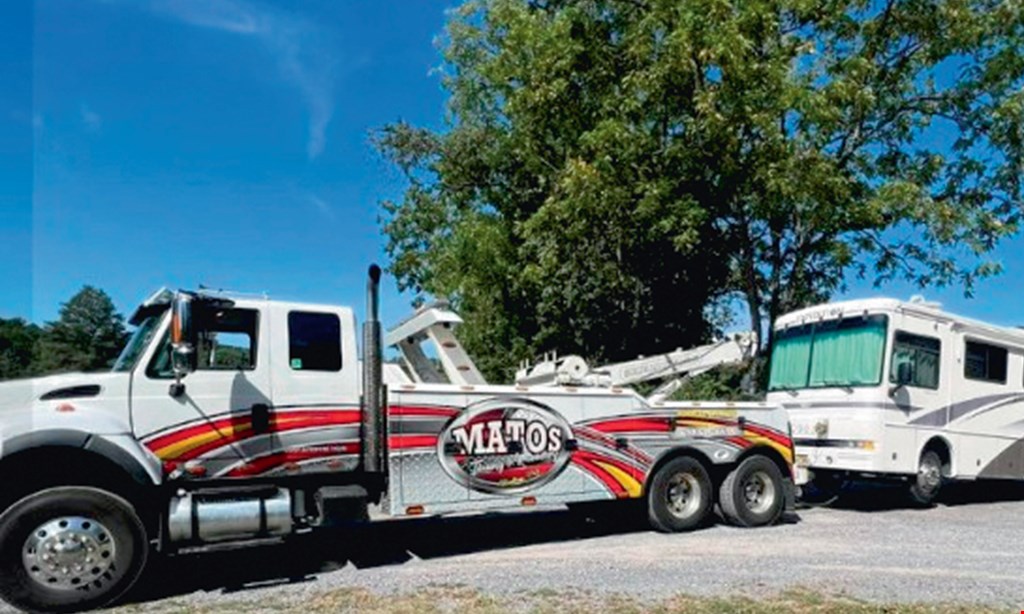 Product image for Matos Towing & Recovery 10% off any towing service within city limits.