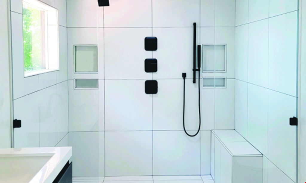 Product image for Premier Frameless Shower Doors $100 off your frameless shower enclosure of $1,000 or more.