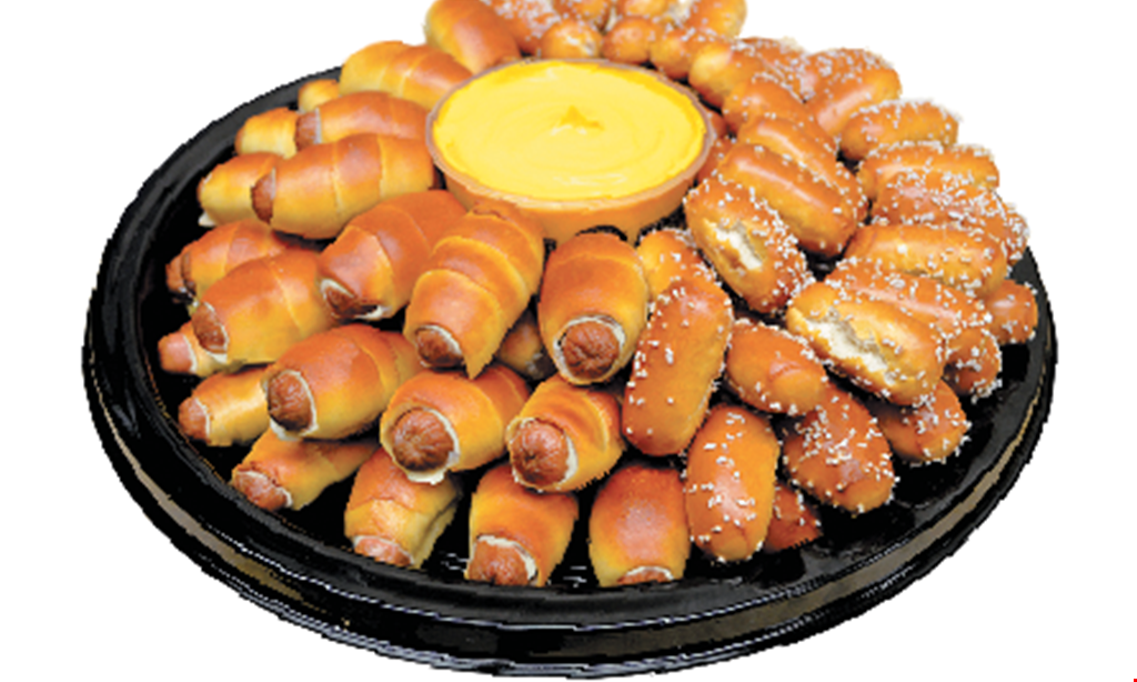 Product image for Philly Pretzel Factory- Hershey $14 for 25 pretzels & 1 bottle of mustard.