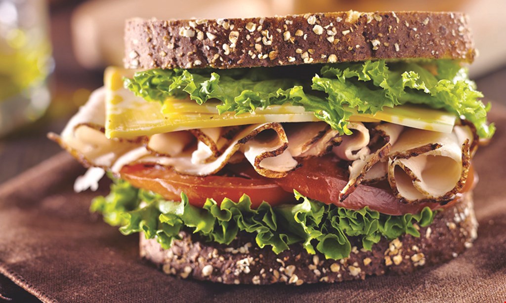 Product image for Lawrenceville Sandwich Co. 50% off sandwich.