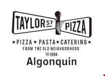 Taylor Street Pizza Algonquin logo