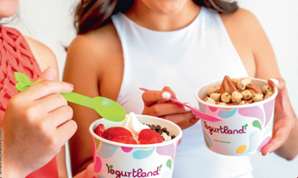 Product image for Yogurtland - Lake Forest Buy one get one 50% off.
