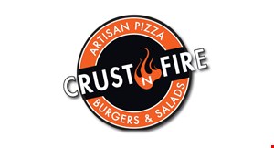 Product image for Crust N Fire $8 Off Any Purchase Of $50 Or More