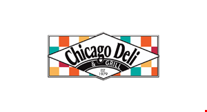 Product image for Chicago Deli & Grill 50% Off. Buy 1, Get 1 50% Off