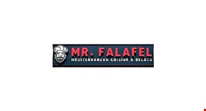 Product image for Mr. Falafel $5 Off Any Purchase Of $25 Or More