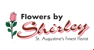 Flowers By Shirley - St. Augustine logo