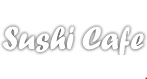 Product image for Sushi Cafe $5 OFF Any Purchase of $25 or more not valid on Friday Nights DINE IN ONLY. 