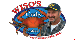 Product image for Wiso's Crabs & Seafood free gift with any purchase of $50 or more (excluding crabs)