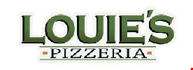 Product image for Louie's Pizzeria $10 Off Any Purchase Of $50 Or More