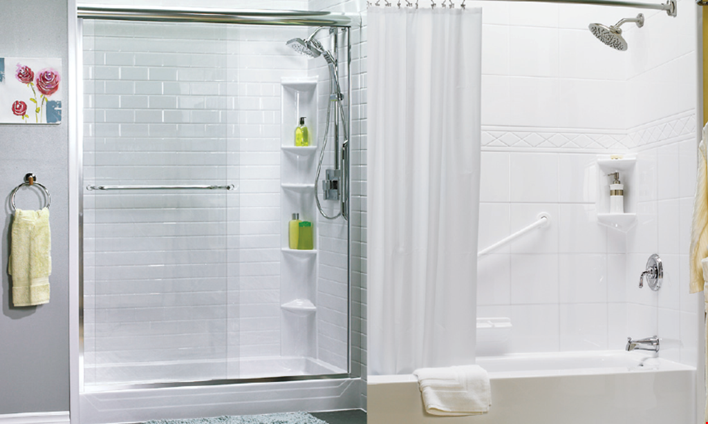 Product image for Bathfitter of Knoxville Save up to $450 on a complete Bath Fitter system or no interest for 24 months.