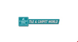 TILE AND CARPET WORLD logo