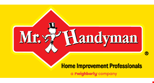 Product image for Mr. Handyman $50 OFF any Mr. Handyman Service