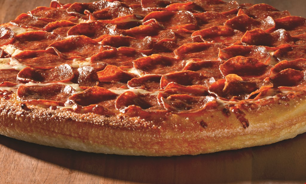 Product image for Papa John's $6.99 each 2 medium 1 topping pizzas. 