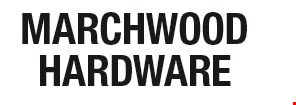 MARCHWOOD TRUE VALUE HARDWARE logo