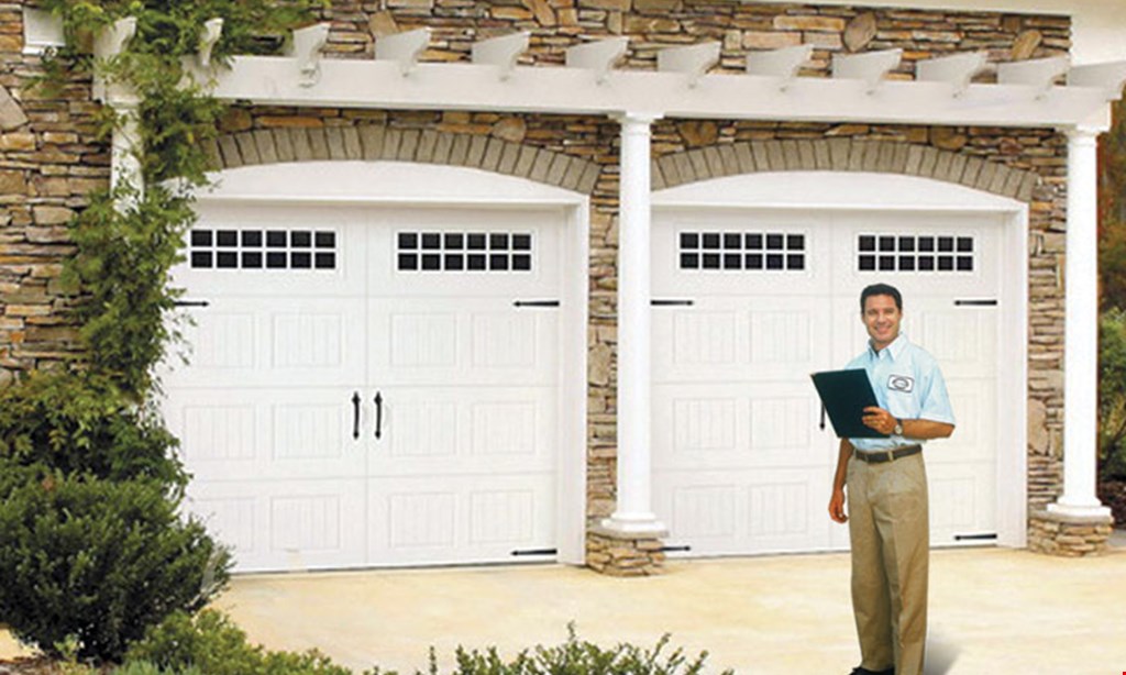 Product image for Precision Door Service $100 Off Any New Double Garage Door With Free Installation. 