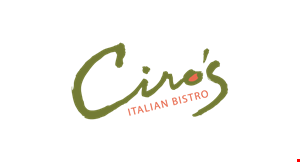 Ciro s Italian Bistro Coupons Deals Lancaster PA