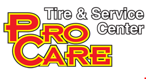 ProCare Tire & Service Ctr logo