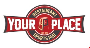 Product image for Your Place Restaurant & Sports Pub 15% Off food purchase. 