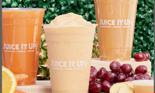 Product image for Juice It Up $2 OFF a classic large smoothie or any cold-pressed juices.